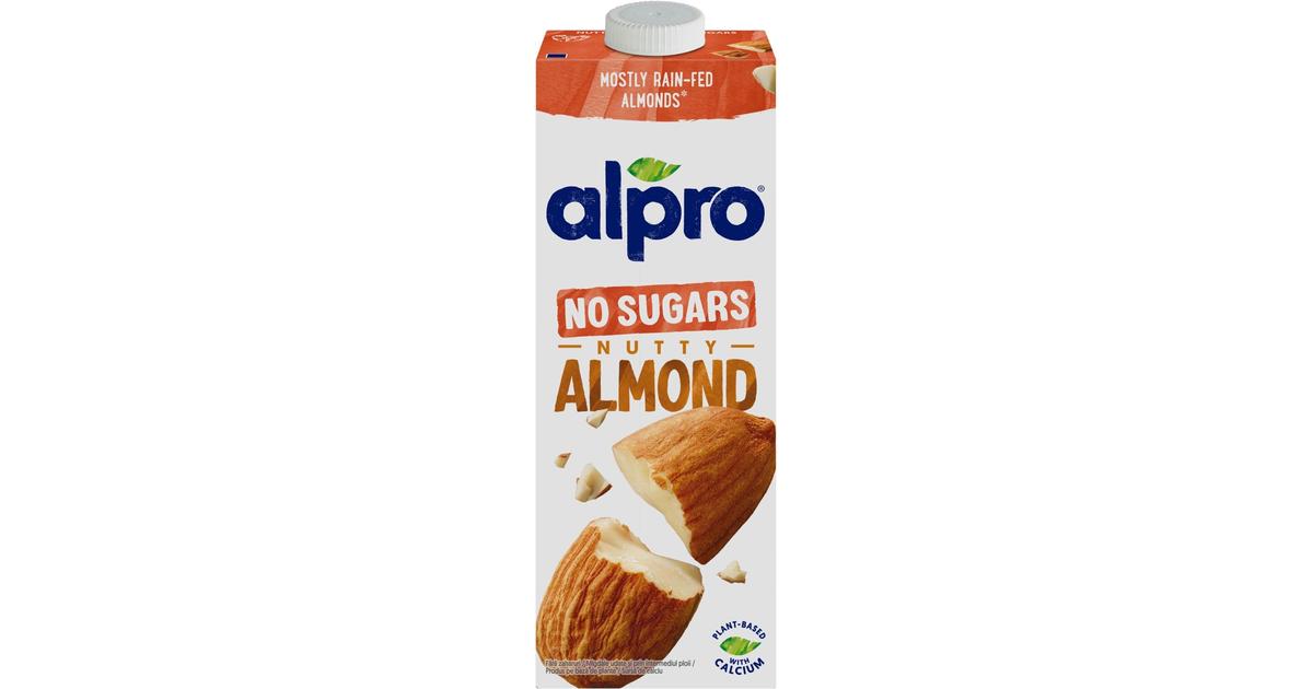Alpro No Sugars Mantelijuoma ilman sokereita 1L | S-kaupat ruoan  verkkokauppa