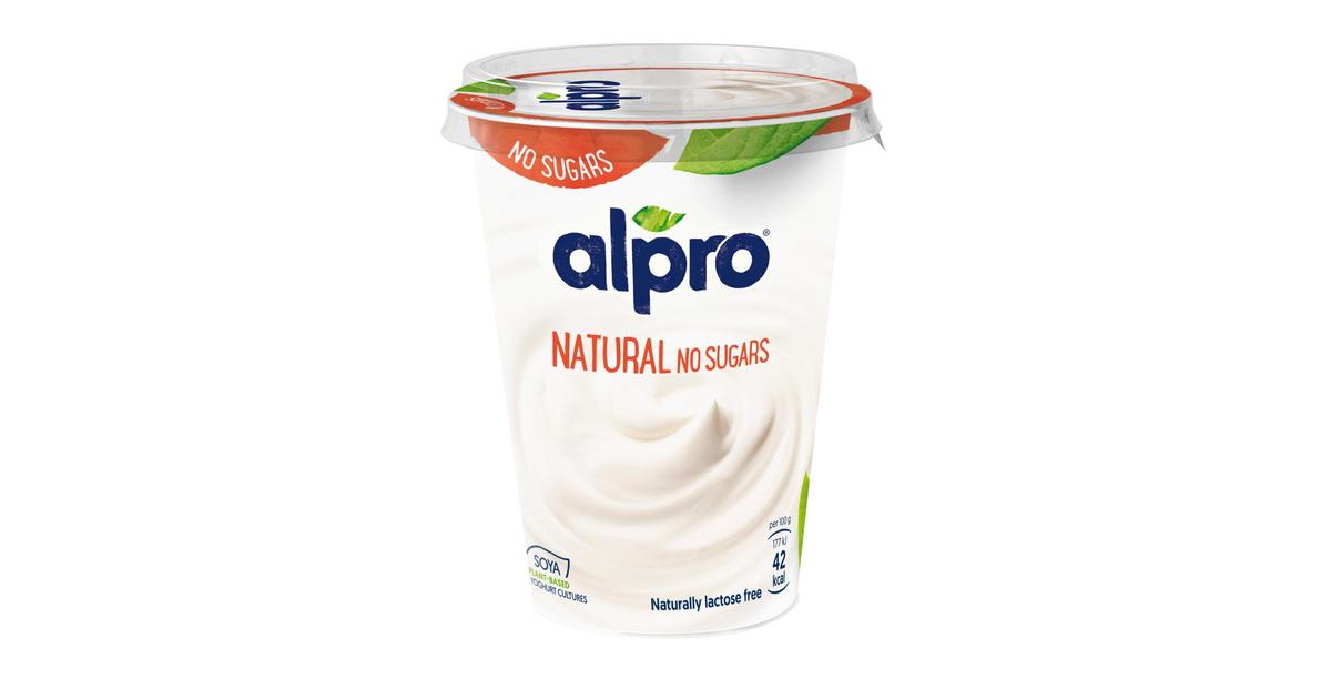 Alpro No Sugars Hapatettu soijavalmiste ilman sokereita, maustamaton 500g |  S-kaupat ruoan verkkokauppa