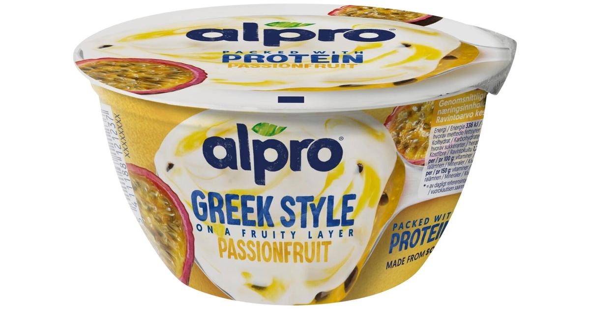 Alpro Greek Style Hapatettu soijavalmiste, passionhedelmä 150g | S-kaupat  ruoan verkkokauppa