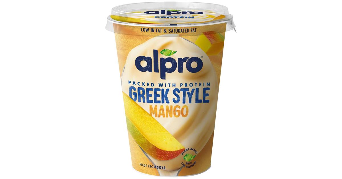 Alpro Greek Style Hapatettu soijavalmiste, mango 400g | S-kaupat ruoan  verkkokauppa