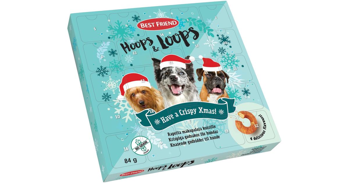 Best Friend Hoops&Loops koiran joulukalenteri 84 g | S-kaupat ruoan  verkkokauppa