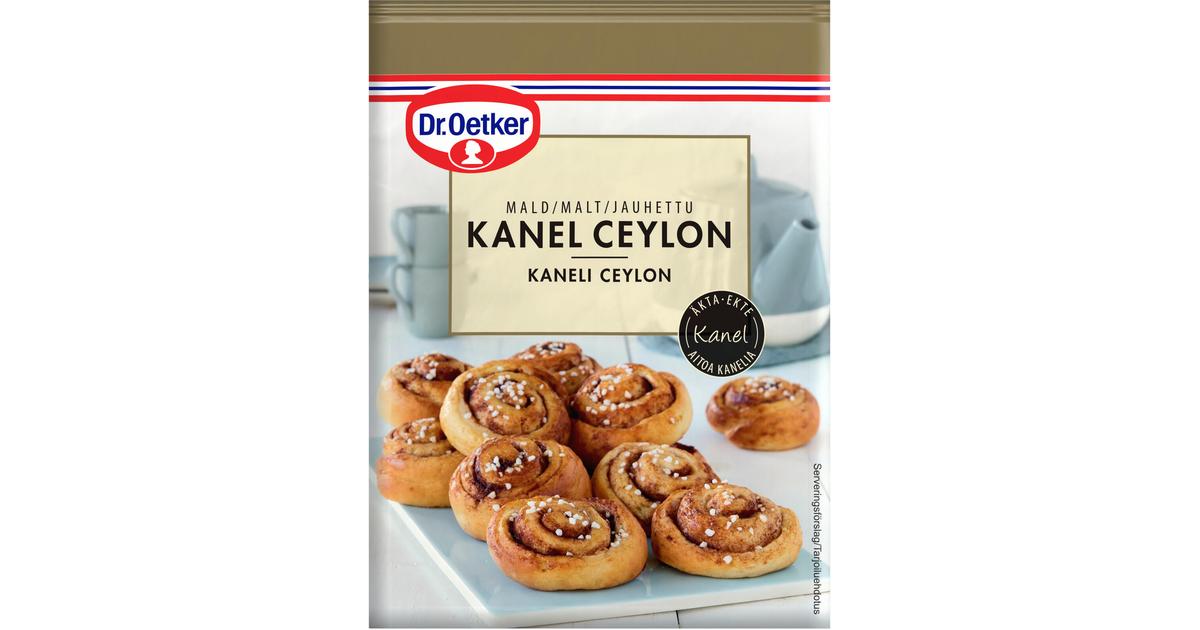 Dr. Oetker Kaneli Ceylon jauhettu 36g | S-kaupat ruoan verkkokauppa