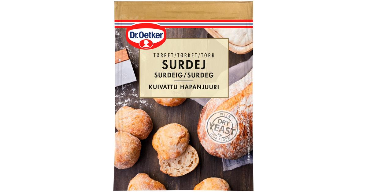 Dr. Oetker Kuivattu hapanjuuri ja hiiva 30g | S-kaupat ruoan verkkokauppa