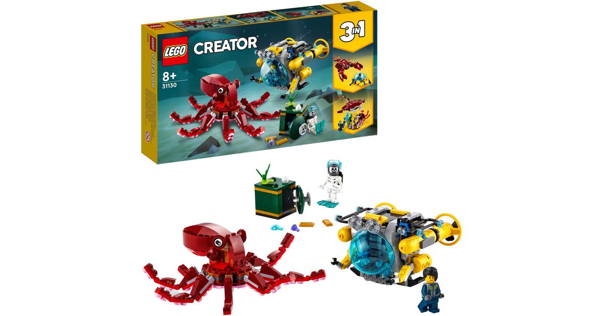 LEGO® Creator 3in1 Uponnutta aarretta etsimässä 31130 | S-kaupat ruoan  verkkokauppa