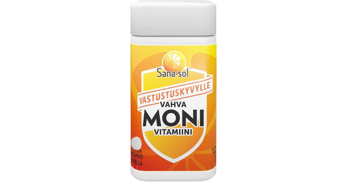 Sana-sol vahva monivitamiini ravintolisä 120 tabl / 104 g | S-kaupat ruoan  verkkokauppa