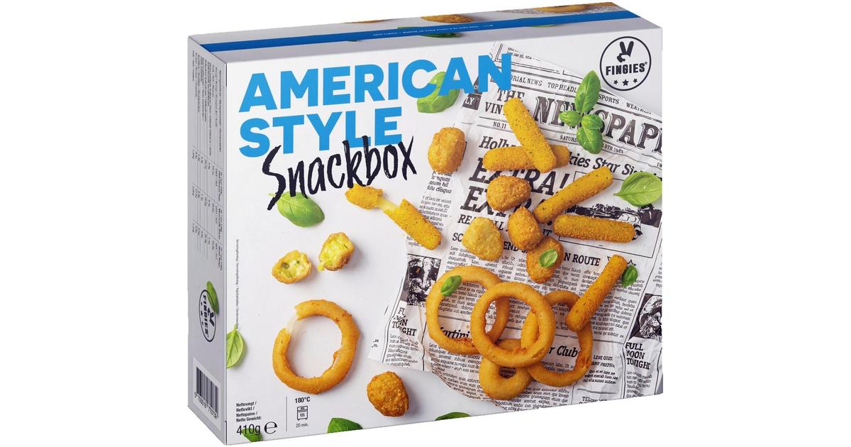 Fingies American style snackbox 410g lajitelma esipaistettu | S-kaupat  ruoan verkkokauppa
