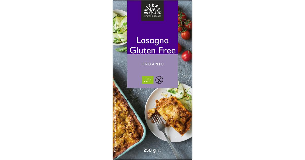 URTEKRAM luomu Pasta Lasagnelevy gluteeniton 250g | S-kaupat ruoan  verkkokauppa