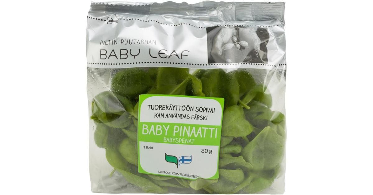 Piltin Puutarha Baby Pinaatti I Suomi 80g | S-kaupat ruoan verkkokauppa