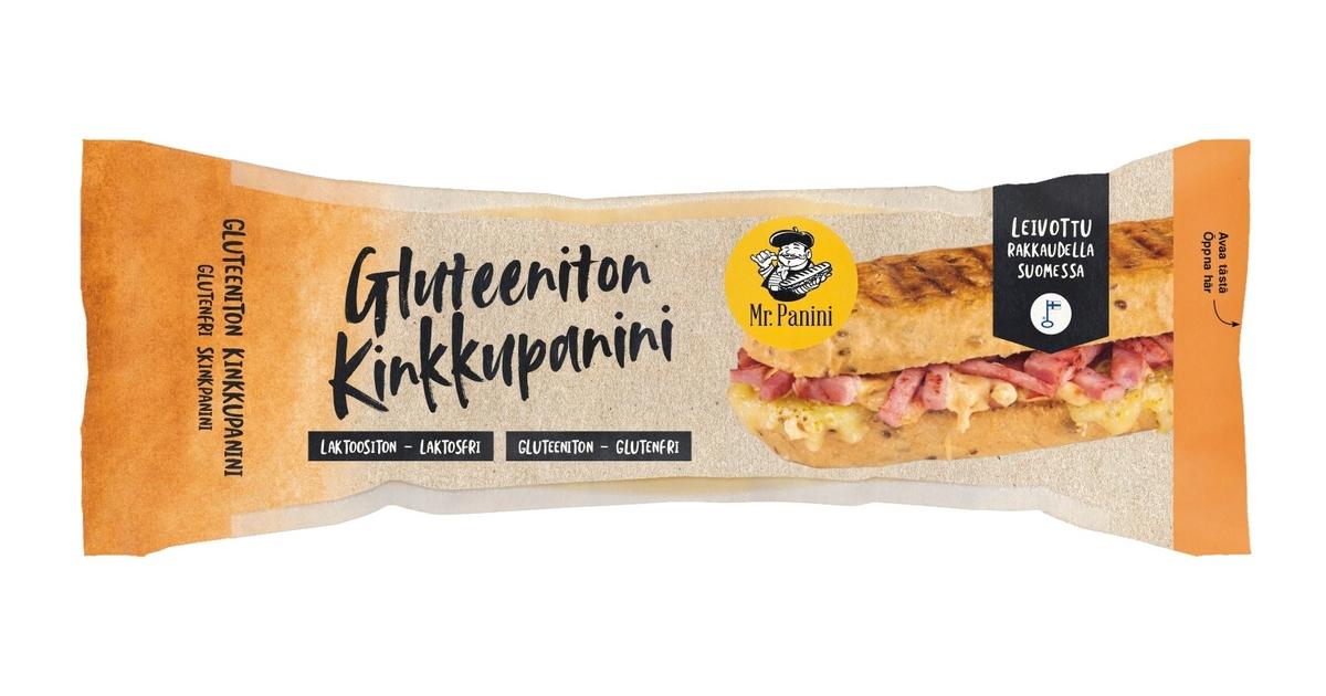 Mr. Panini Kinkkupanini gluteeniton 235g | S-kaupat ruoan verkkokauppa