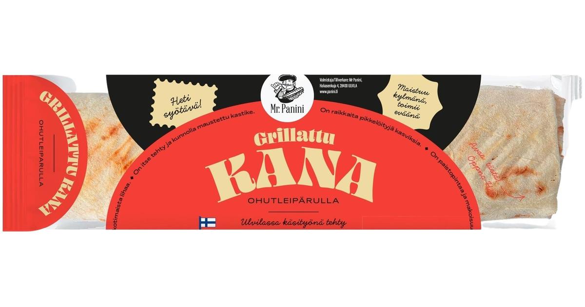 Mr. Panini Ohutleipärulla Kana 250g | S-kaupat ruoan verkkokauppa