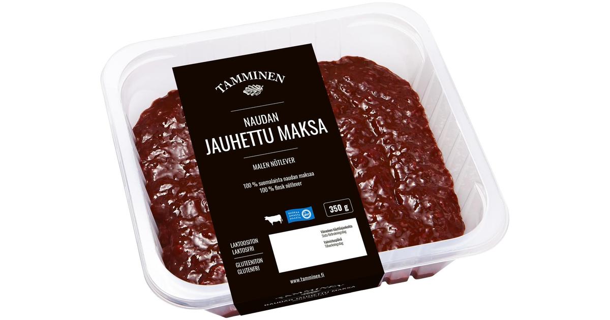 Tamminen naudan maksa jauhettu 350g | S-kaupat ruoan verkkokauppa