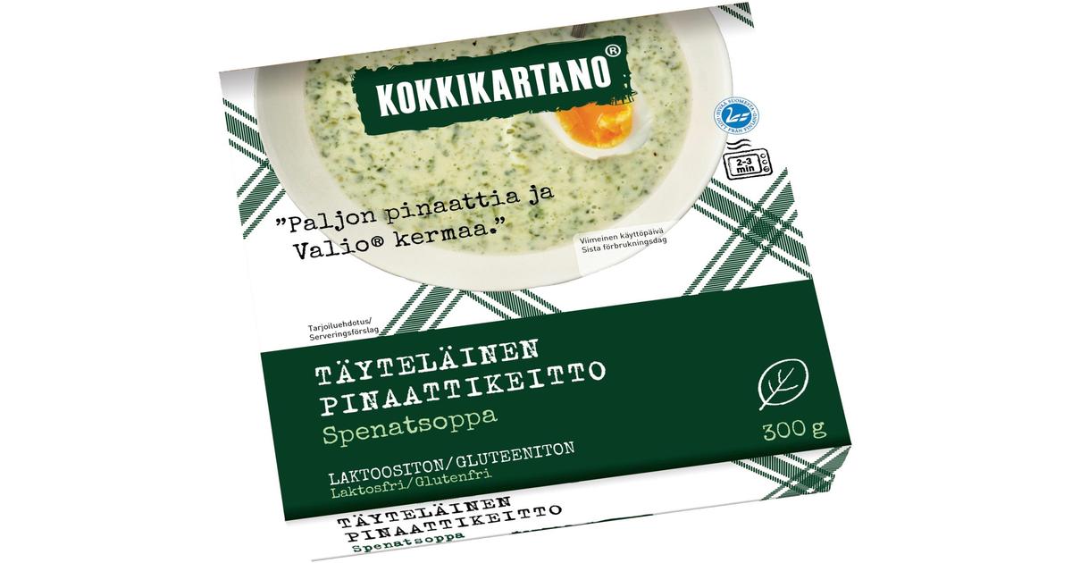 Kokkikartano Täyteläinen pinaattikeitto 300g | S-kaupat ruoan verkkokauppa