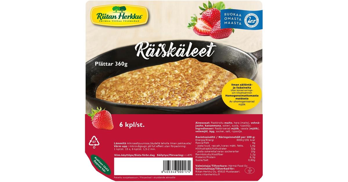 Riitan Herkku Räiskäleet 360g | S-kaupat ruoan verkkokauppa