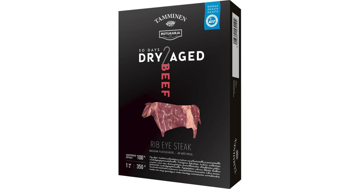 Tamminen Rotukarja naudan Dry Aged Rib Eye steak 350g | S-kaupat ruoan  verkkokauppa