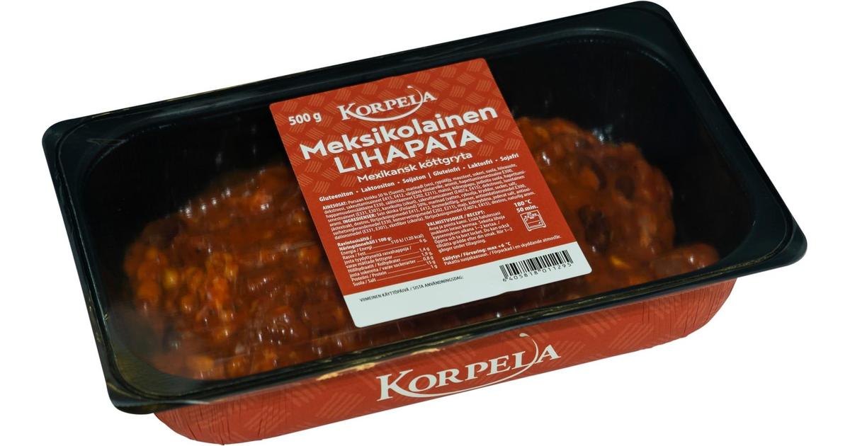 Korpela Meksikolainen lihapata 500g | S-kaupat ruoan verkkokauppa