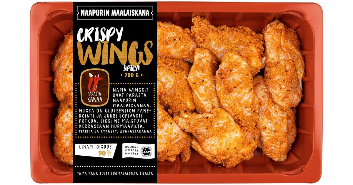 Naapurin Maalaiskanan wings, crispy 700g | S-kaupat ruoan verkkokauppa
