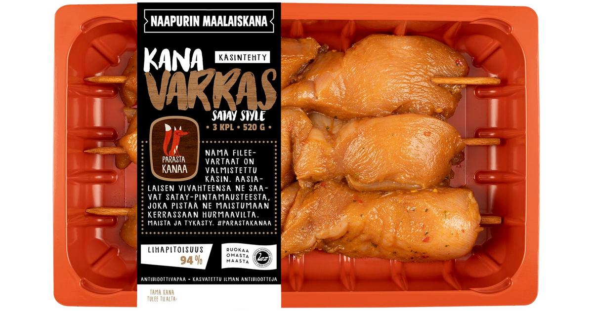 Naapurin Maalaiskanan kanavarras Satay style 520g | S-kaupat ruoan  verkkokauppa