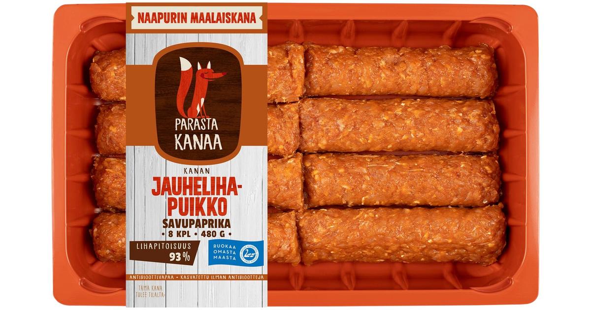 Naapurin Maalaiskanan jauhelihapuikko, savupaprika 480g | S-kaupat ruoan  verkkokauppa