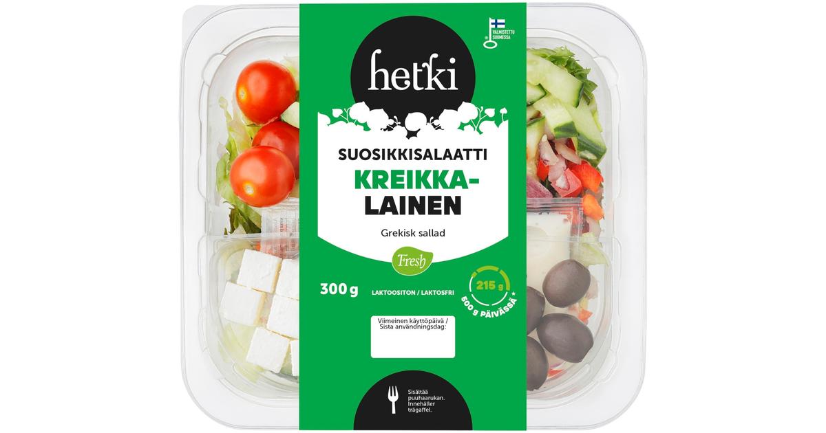 Fresh Hetki Suosikkisalaatti Kreikkalainen 300g | S-kaupat ruoan  verkkokauppa