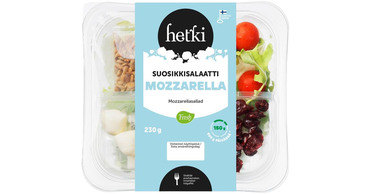 Fresh Hetki Suosikkisalaatti Mozzarella 230g | S-kaupat ruoan verkkokauppa