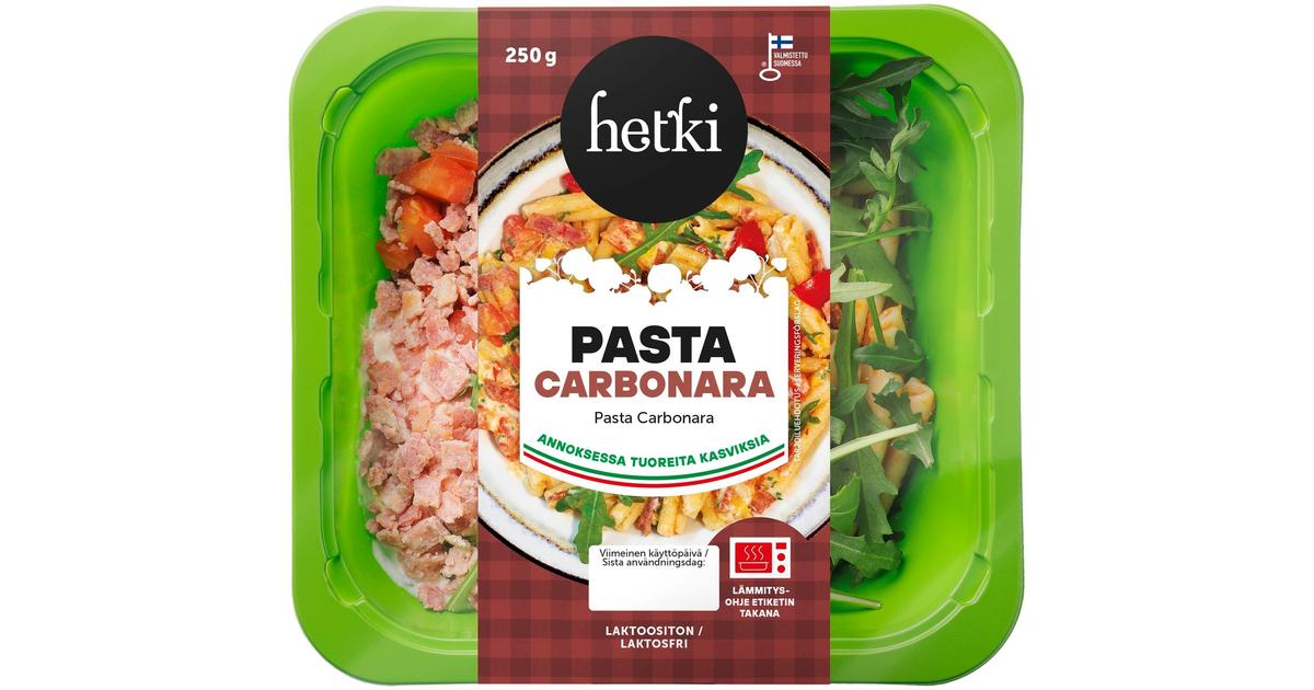 Fresh LämminHetki Pasta Carbonara 250 g | S-kaupat ruoan verkkokauppa