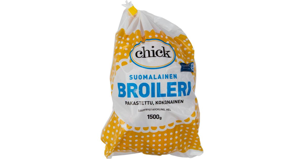 Chick Kokonainen Broileri Pakaste 1500g | S-kaupat ruoan verkkokauppa