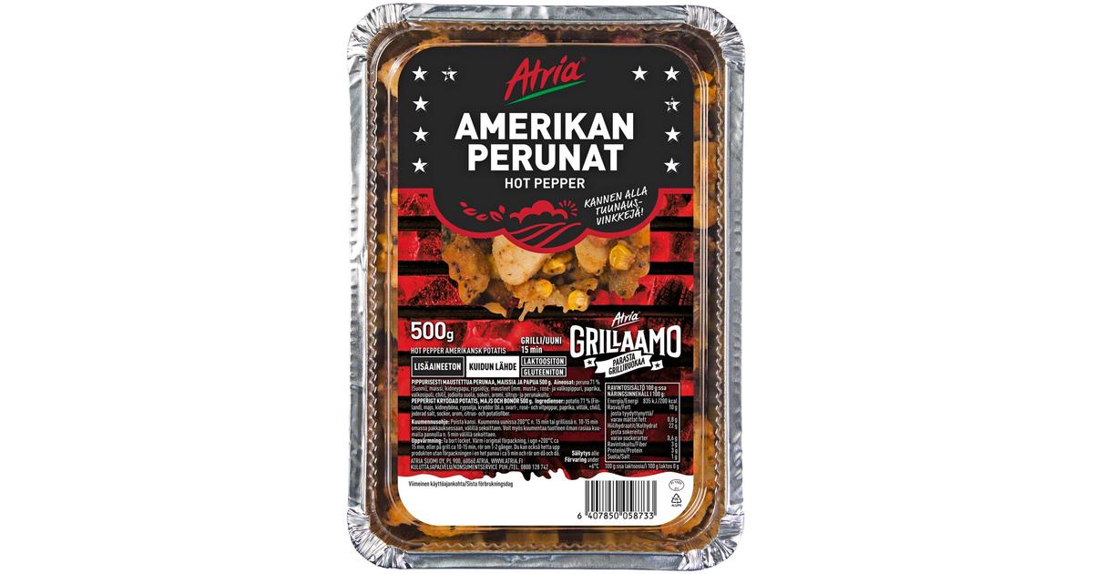 Atria 500g Hot Pepper Amerikan Perunat | S-kaupat ruoan verkkokauppa