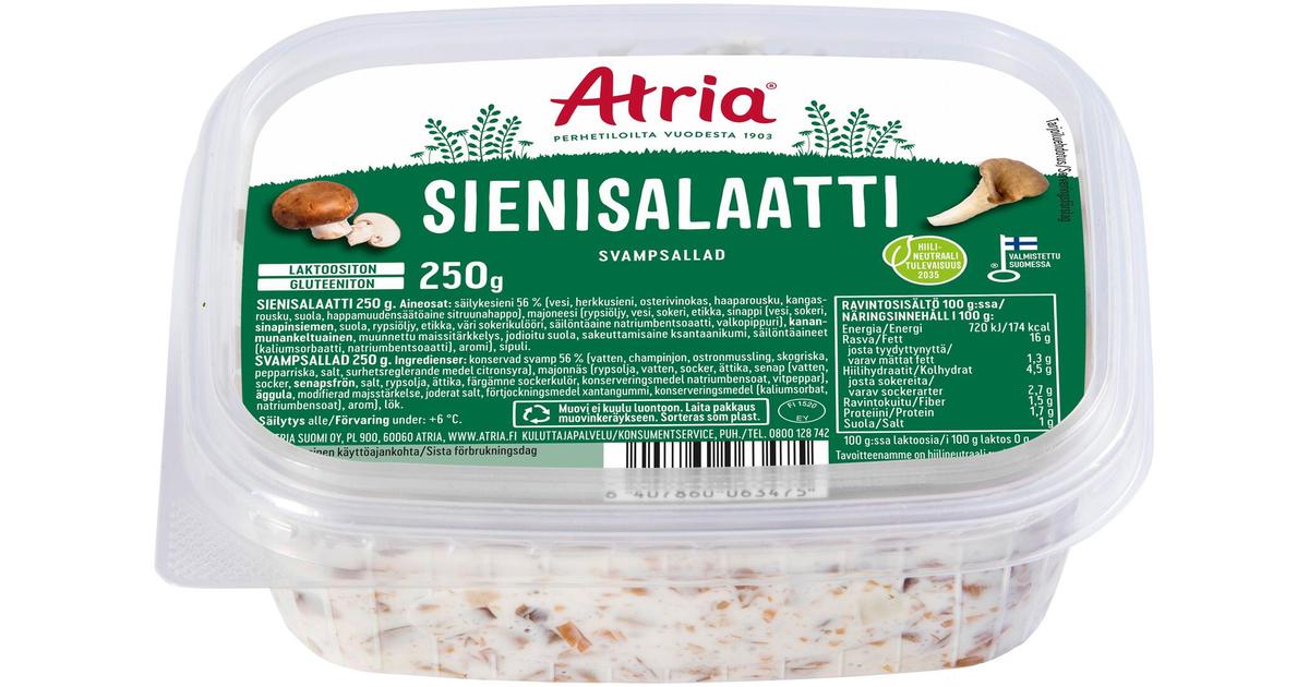 Atria Sienisalaatti 250g | S-kaupat ruoan verkkokauppa