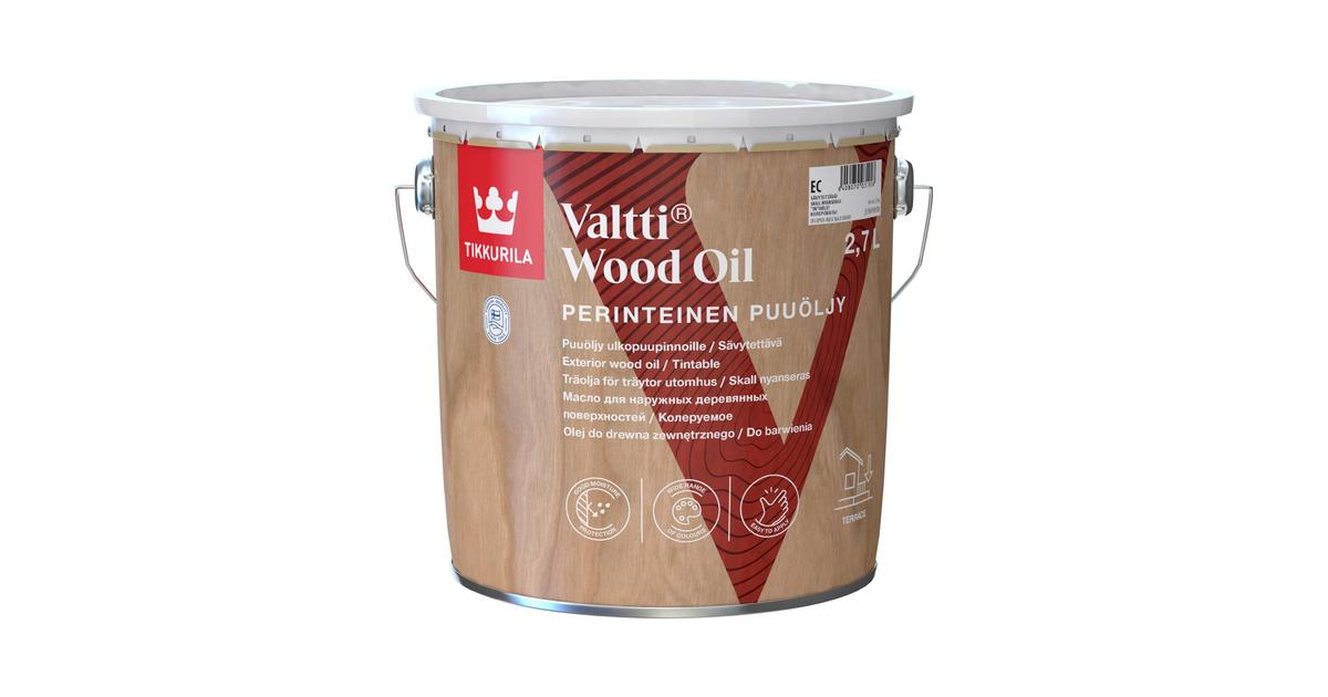 Tikkurila Valtti Wood Oil 2,7l sävytettävä puuöljy | S-kaupat ruoan  verkkokauppa