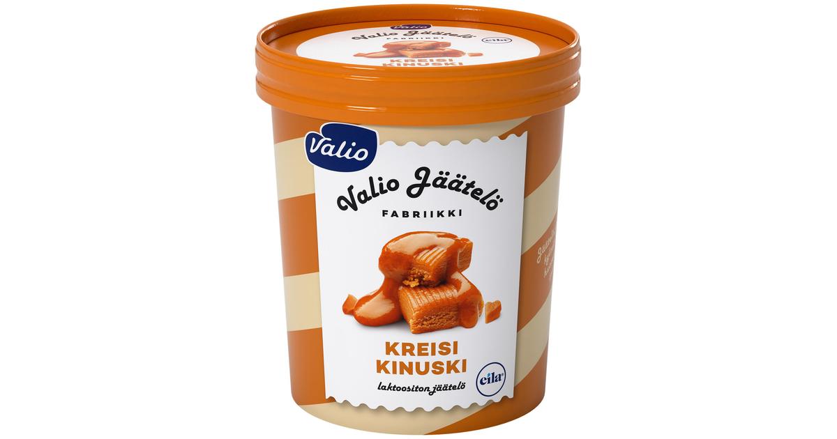 Valio jäätelö 480 ml kreisi kinuski laktoositon | S-kaupat ruoan  verkkokauppa