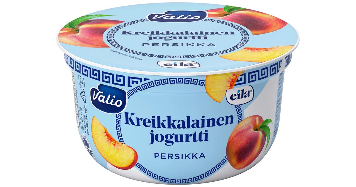 Valio kreikkalainen jogurtti 150 g persikka laktoositon | S-kaupat ruoan  verkkokauppa