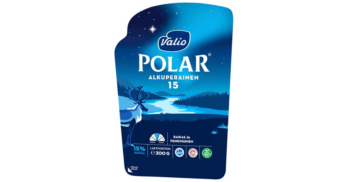 Valio Polar® Alkuperäinen 15 % e300 g viipale | S-kaupat ruoan verkkokauppa
