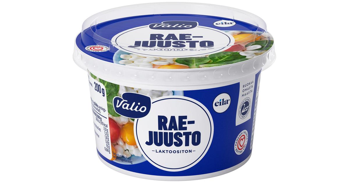 Valio raejuusto 200 g laktoositon | S-kaupat ruoan verkkokauppa