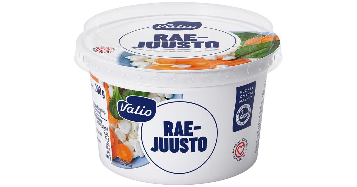 Valio raejuusto 200 g | S-kaupat ruoan verkkokauppa