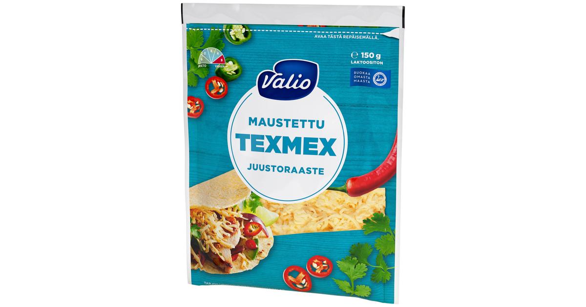 Valio TexMex juusto e150 g raaste | S-kaupat ruoan verkkokauppa