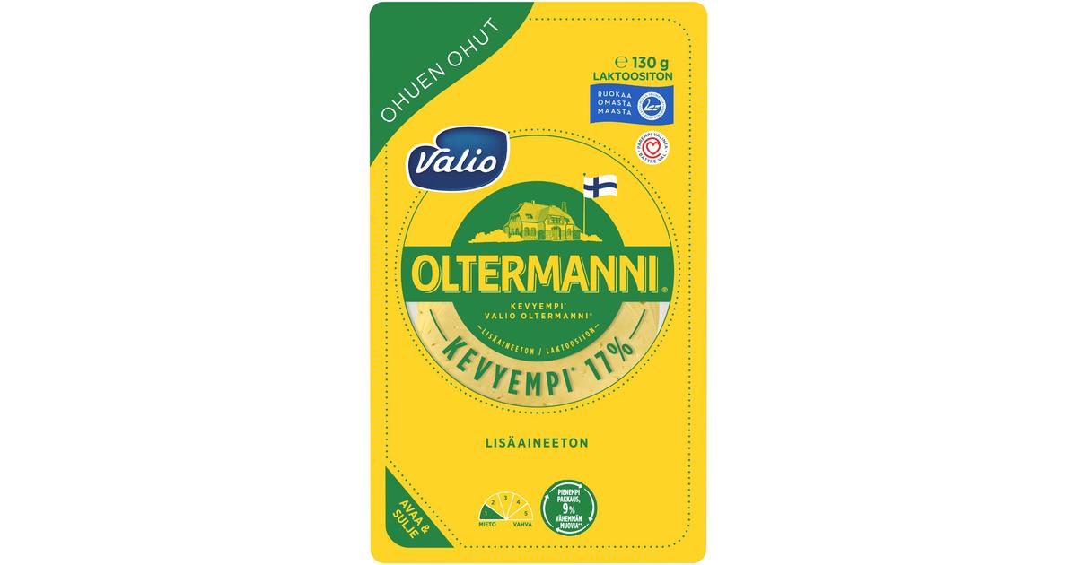 Valio Oltermanni® 17 % ohuen ohut e130 g viipale | Eprisma - prisma