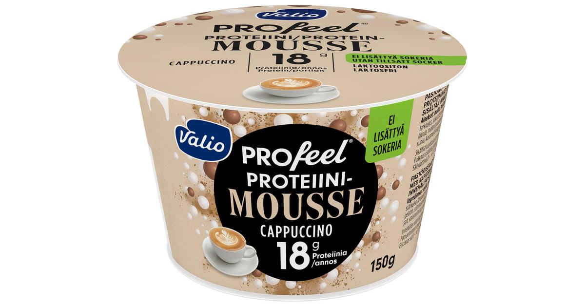 Valio PROfeel® proteiinimousse 150 g cappuccino laktoositon | S-kaupat  ruoan verkkokauppa