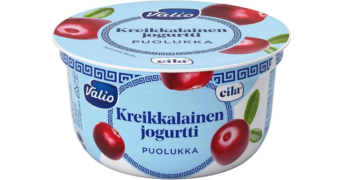 Valio kreikkalainen jogurtti 150 g puolukka laktoositon | S-kaupat ruoan  verkkokauppa