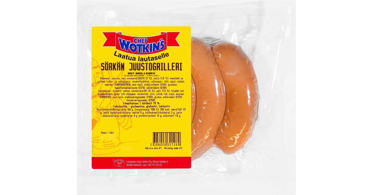 Chef Wotkin´s 400 g Sörkän Juustogrilleri ruokamakkara | S-kaupat ruoan  verkkokauppa