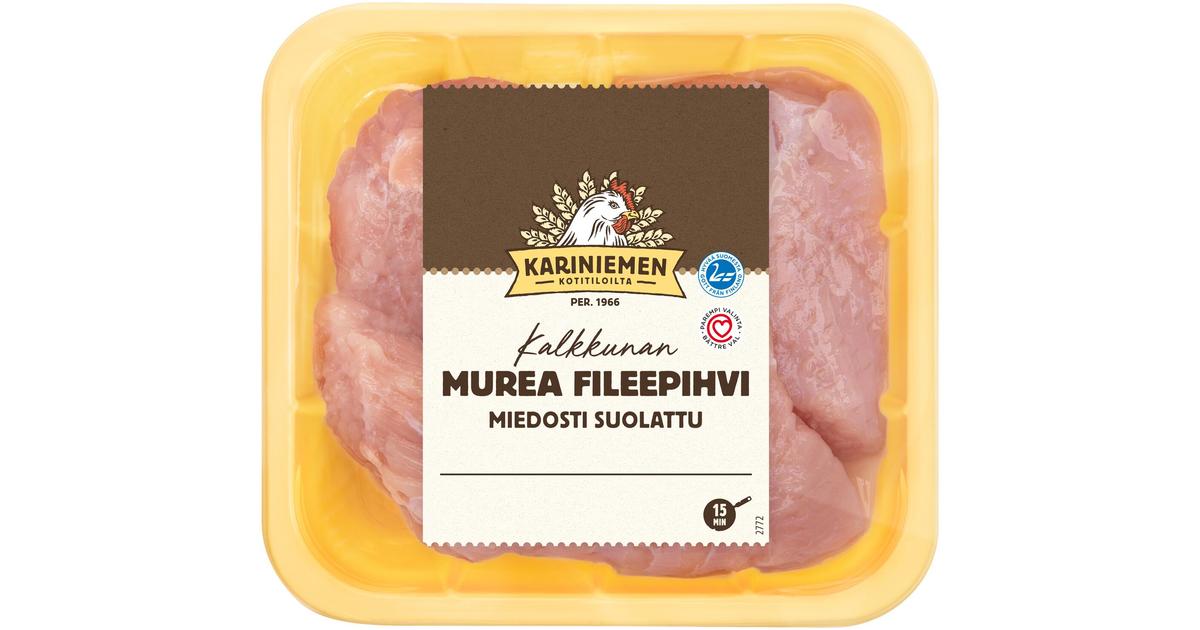 Kariniemen Kalkkunan fileepihvi miedosti suolattu 400 g | S-kaupat ruoan  verkkokauppa