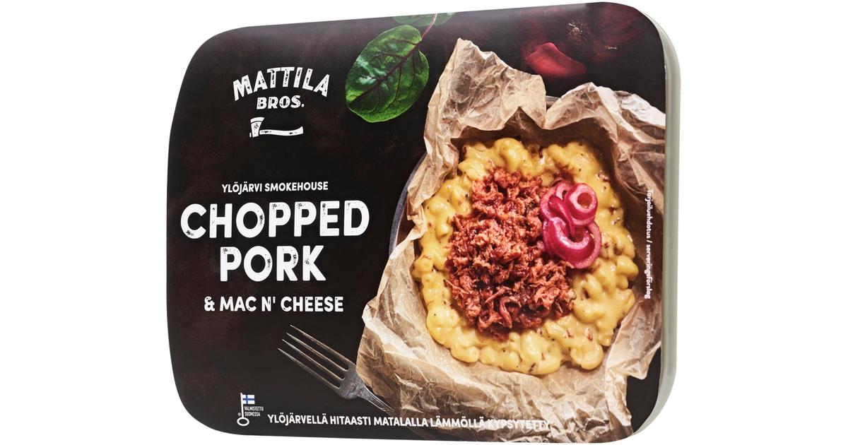 Mattila Bros. Smokehouse Chopped pork & mac n' cheese 280g | S-kaupat ruoan  verkkokauppa