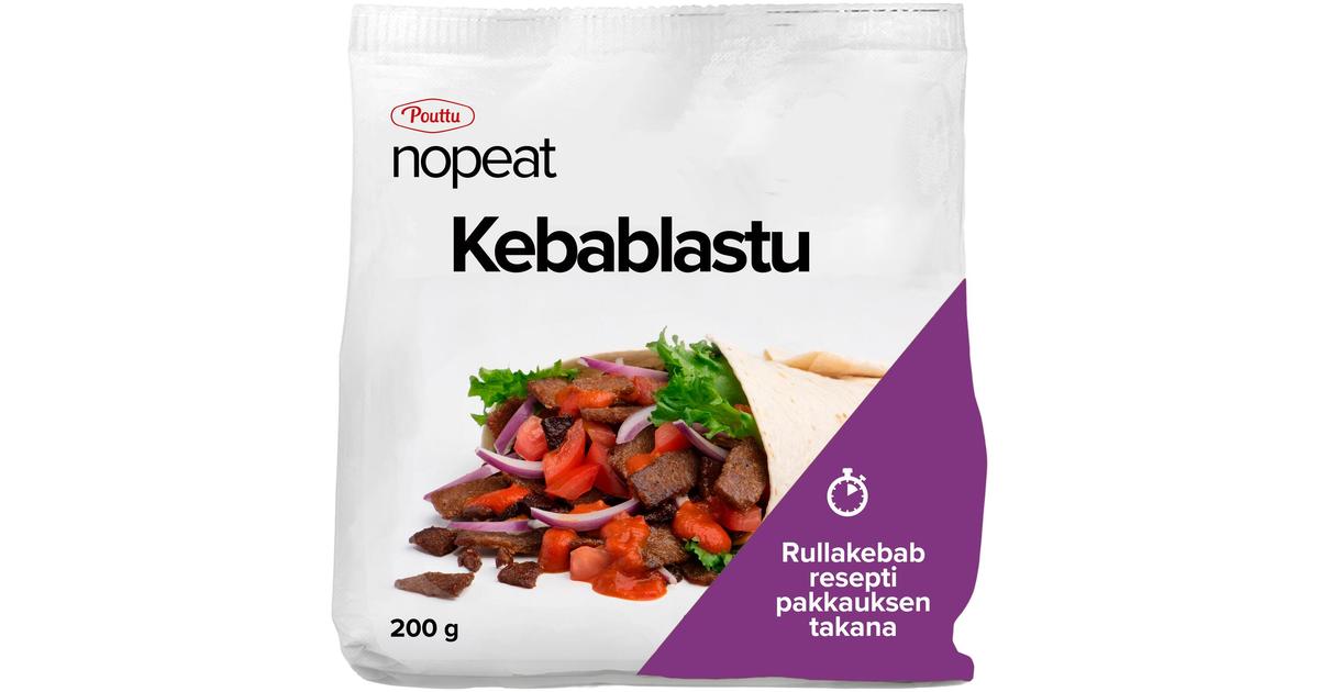 Pouttu Kebablastu 200 g | S-kaupat ruoan verkkokauppa