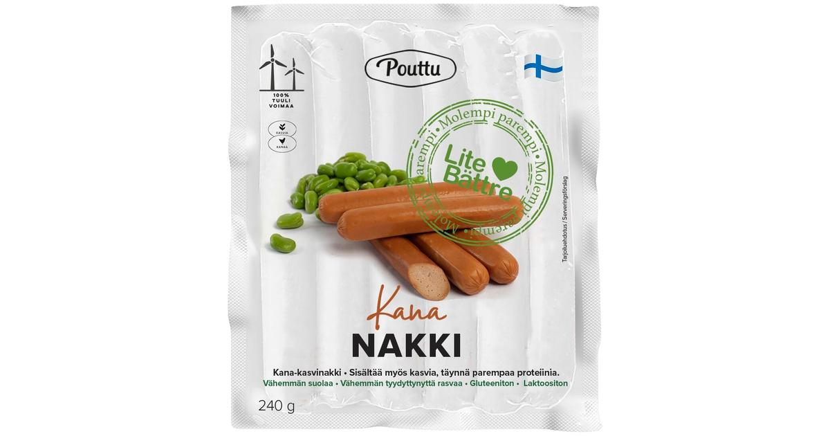 Pouttu Lite bättre Kana & kasvisnakki 240g | S-kaupat ruoan verkkokauppa