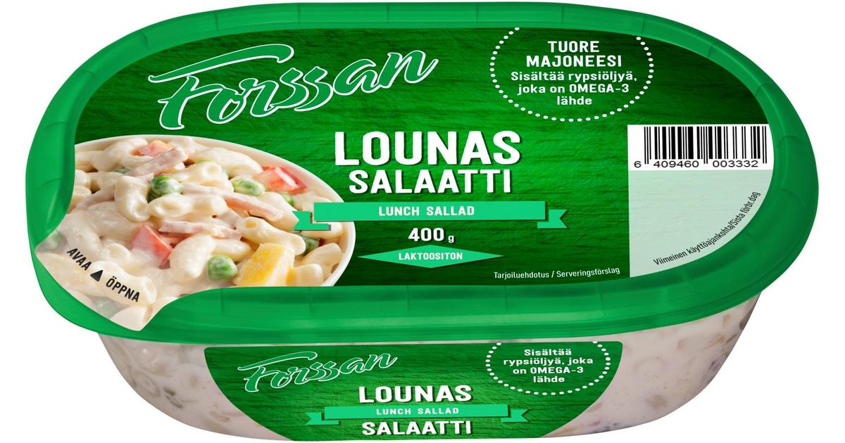 Forssan Lounassalaatti 400g | S-kaupat ruoan verkkokauppa