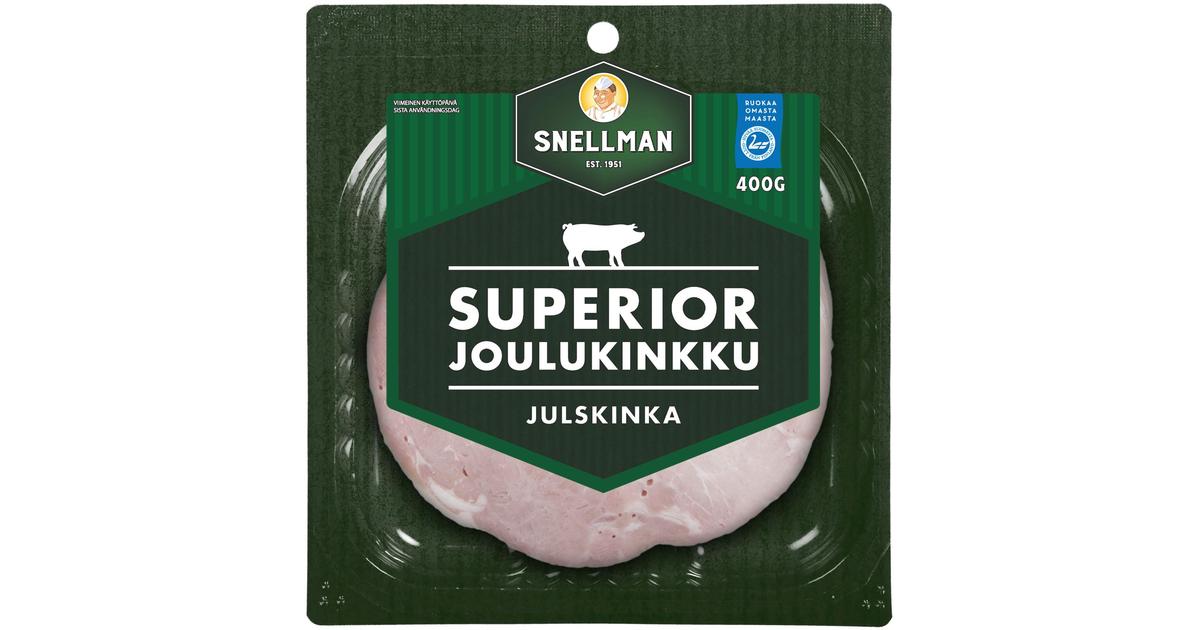 Snellman Superior joulukinkku 400g | S-kaupat ruoan verkkokauppa