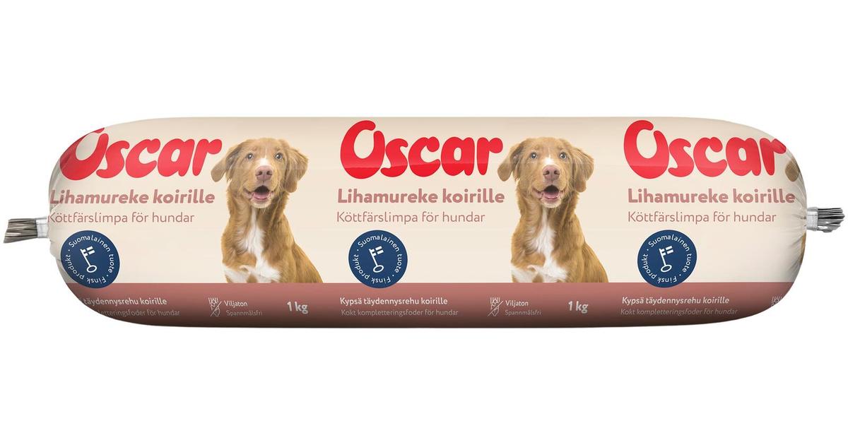 Oscar Lihamureke koirille täydennysrehu 1kg | S-kaupat ruoan verkkokauppa