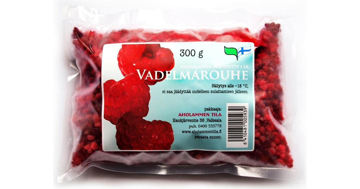 Aholammen tila 300g Jäädytetty Vadelmarouhe | S-kaupat ruoan verkkokauppa