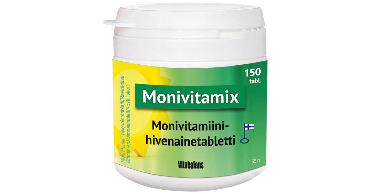 Monivitamix Monivitamiini -hivenainetabletti 150 tabl. | S-kaupat ruoan  verkkokauppa