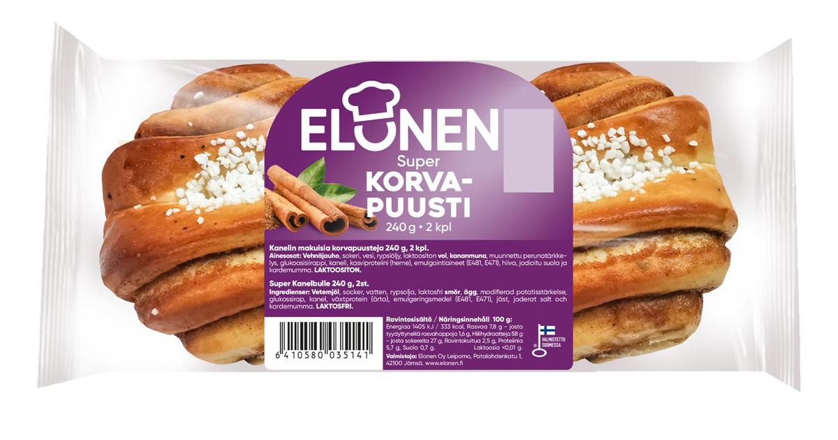 Elonen Superkorvapuusti 2kpl 240g | S-kaupat ruoan verkkokauppa