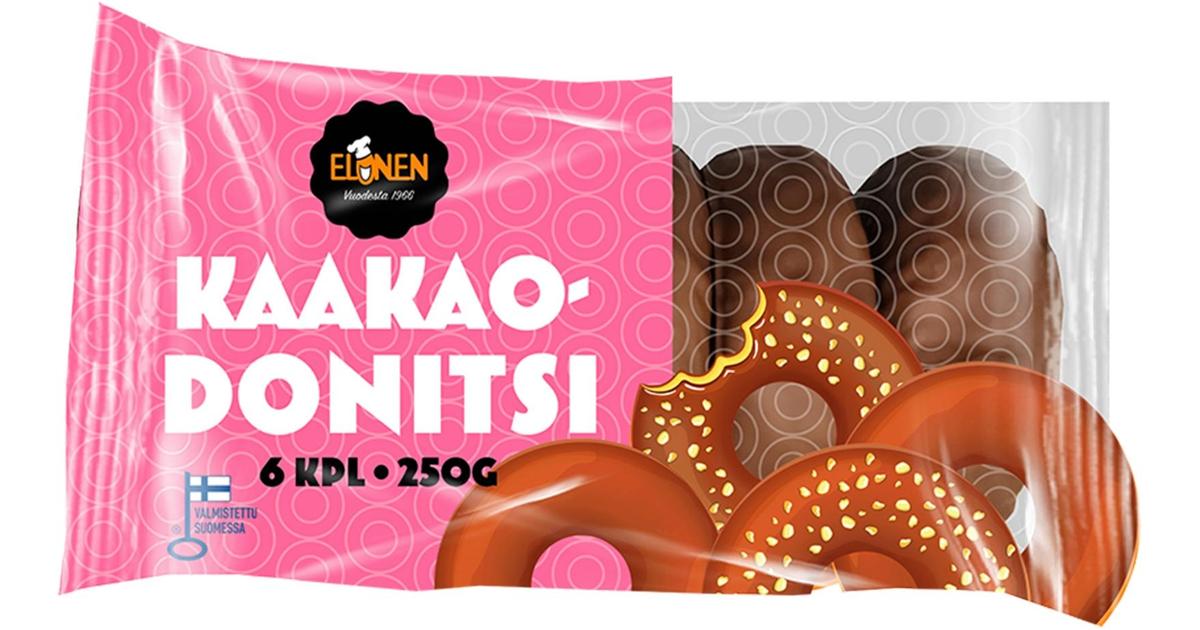 Elonen Kaakao Donitsi 250g | S-kaupat ruoan verkkokauppa